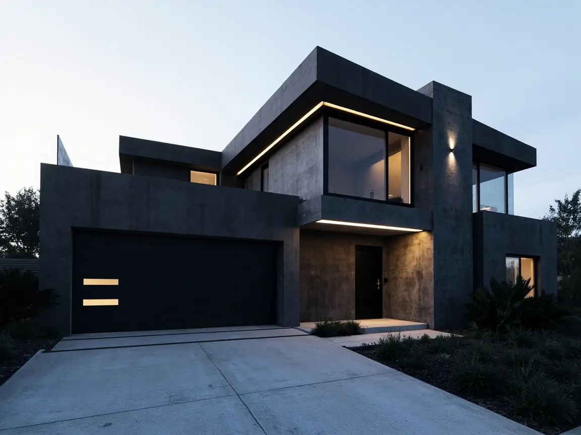 "Rumah Uk.12x20m /2lt Style Brutalist pemborongkita.com- Image_13"